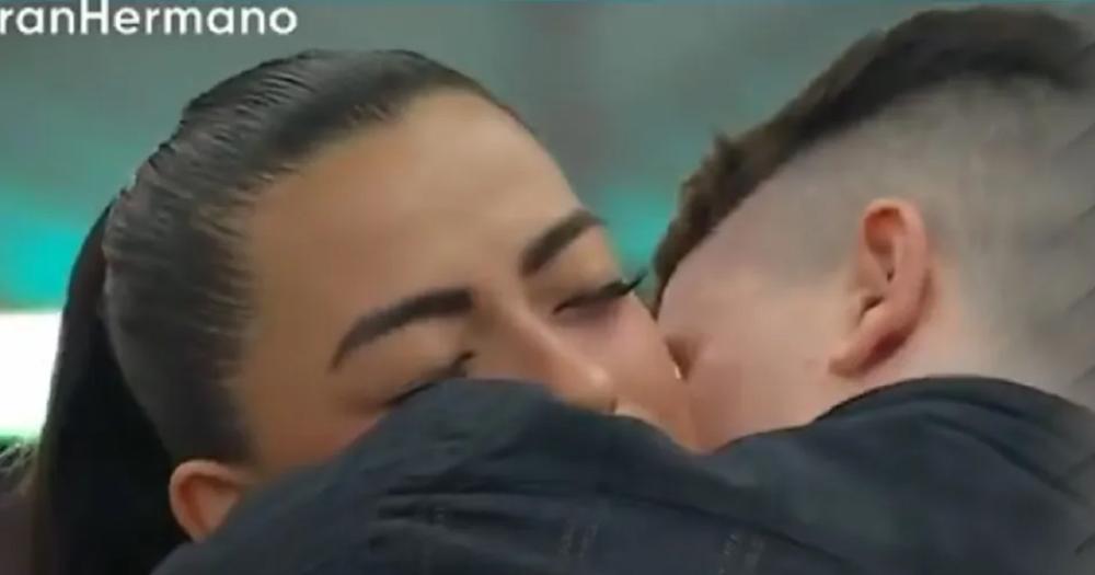 Luz y su novio en Gran Hermano