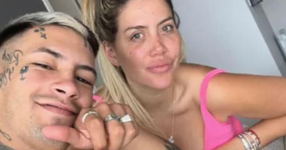 Wanda Nara y L-Gante a full