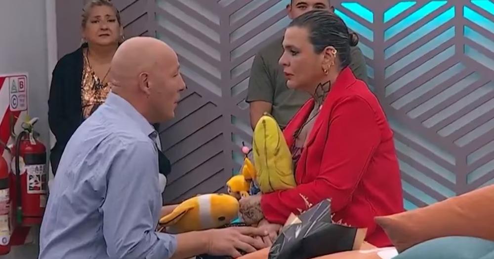 Sandra y su esposo en Gran Hermano