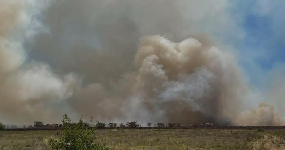 El olor a humo y a quemado es muy penetrante