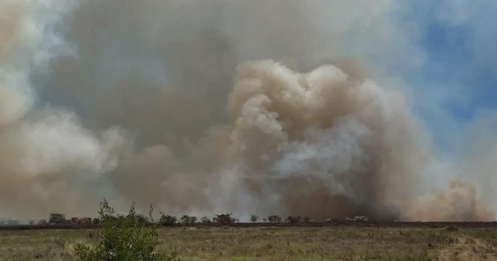 El olor a humo y a quemado es muy penetrante