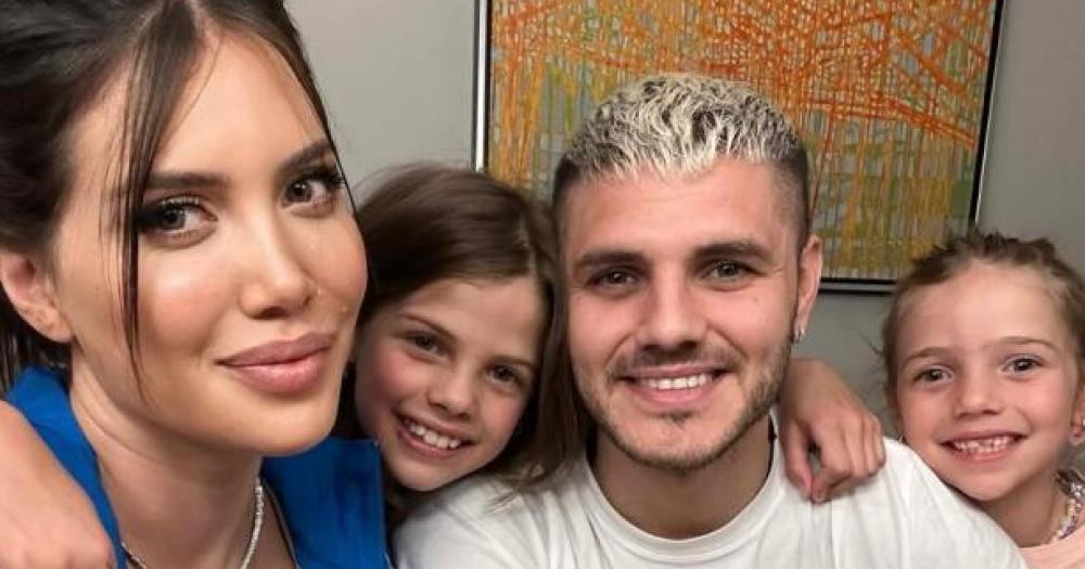 Wanda Nara Mauro Icardi y las hijas de ambos en otros tiempos