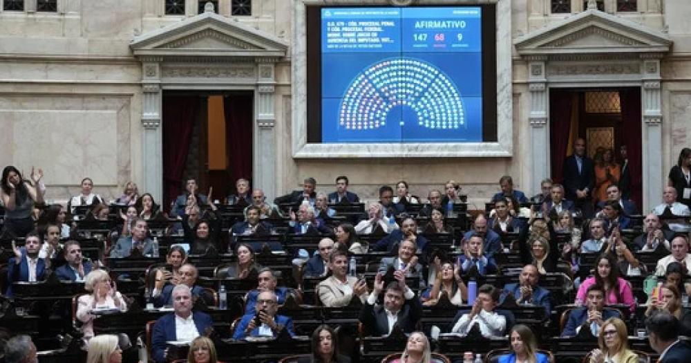 Diputados el dio media sanción a la Ley de Juicio en Ausencia