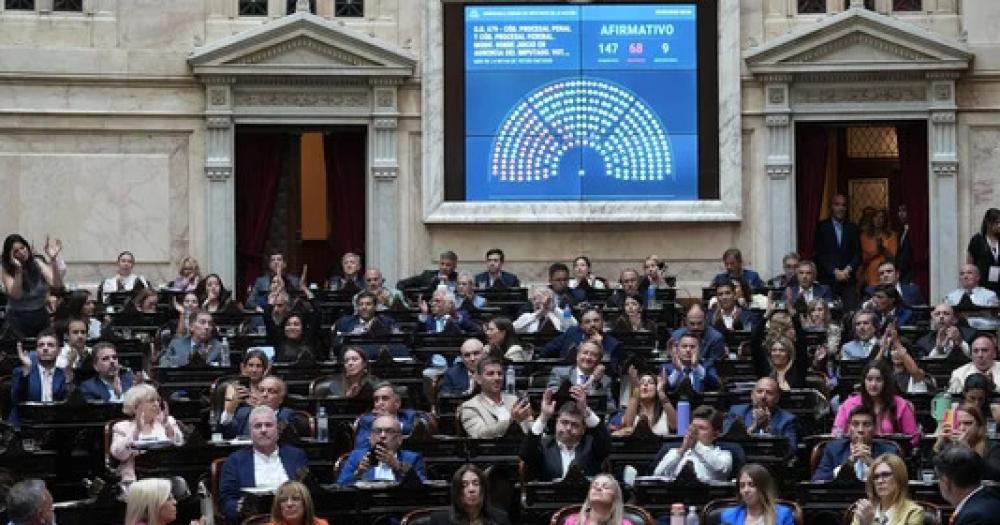 Diputados el dio media sanción a la Ley de Juicio en Ausencia