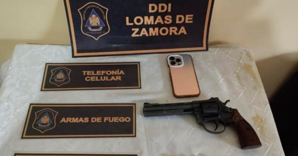 El arma incautada por la Policía