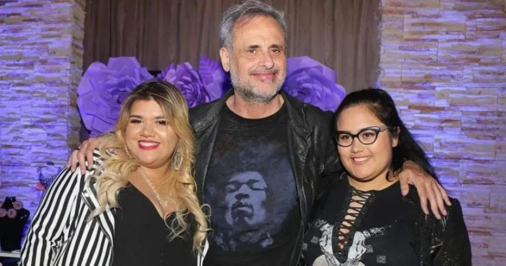 Jorge Rial y sus hijas en otros tiempos