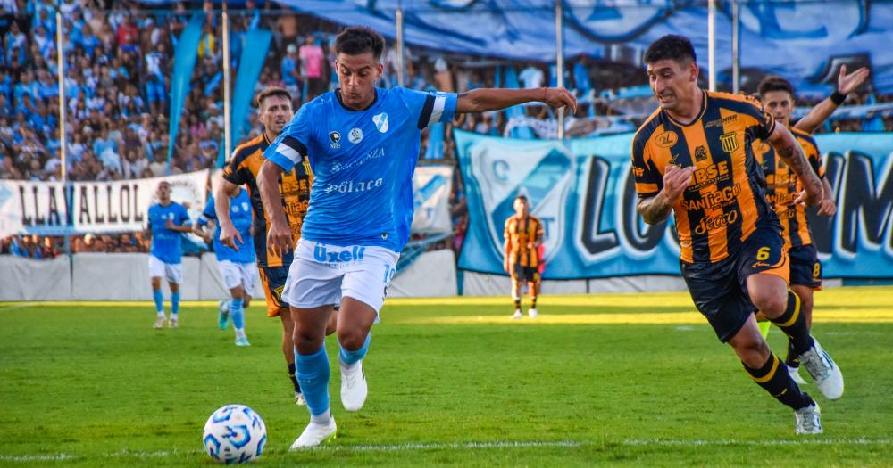 Claudio Pombo anotó su primer gol con la camiseta del Celeste