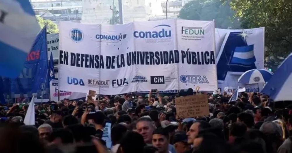 Repudio al desfinanciamiento por parte del Gobierno de Javier Milei