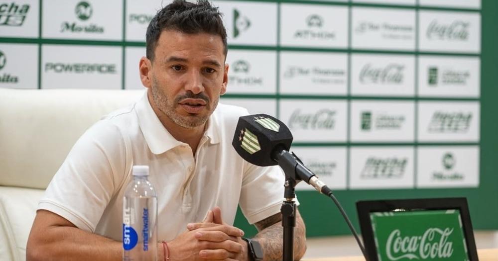 Ariel Broggi en conferencia de prensa tras la derrota de Banfield ante Argentinos Juniors