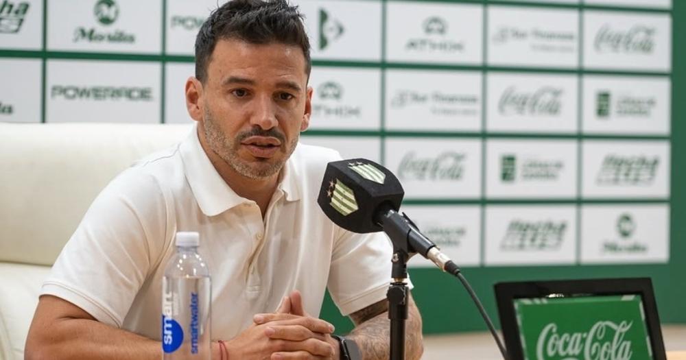 Ariel Broggi en conferencia de prensa tras la derrota de Banfield ante Argentinos Juniors