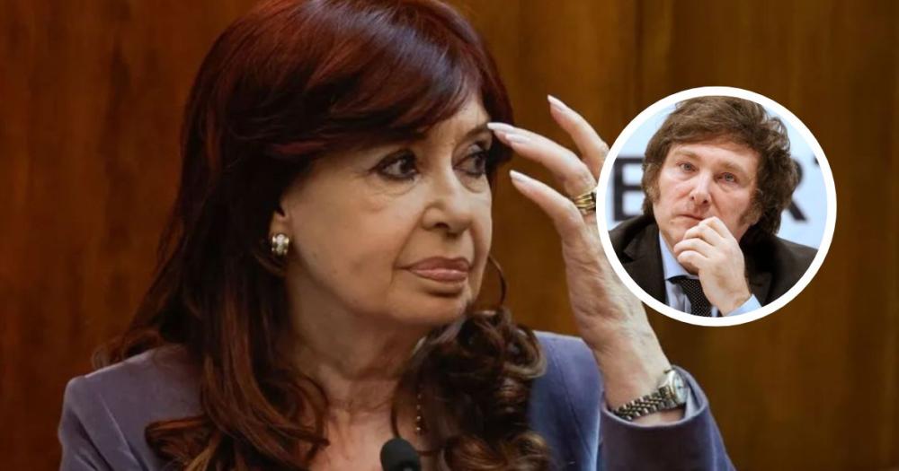 Cristina Kirchner cruzó a Javier Milei por el acuerdo con el FMI