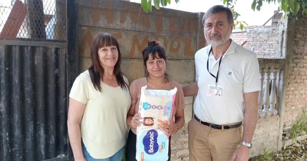 Las donaciones son destinadas a vecinas de Lomas