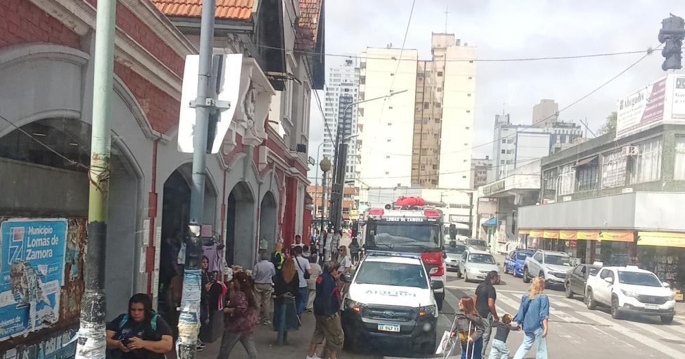 Conmoción en la estación de Lomas