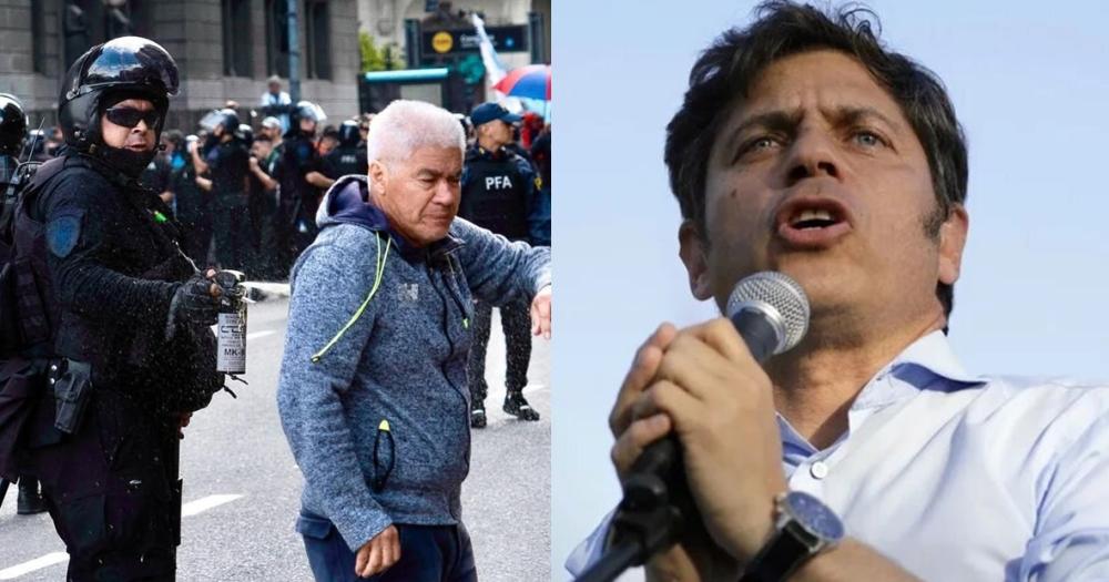 Kicillof contra la represioacuten a jubilados- Hay que ponerle un liacutemite urgente