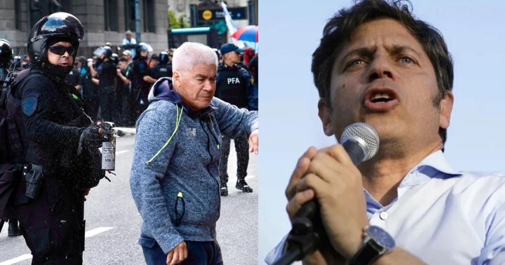 Kicillof contra la represioacuten a jubilados- Hay que ponerle un liacutemite urgente