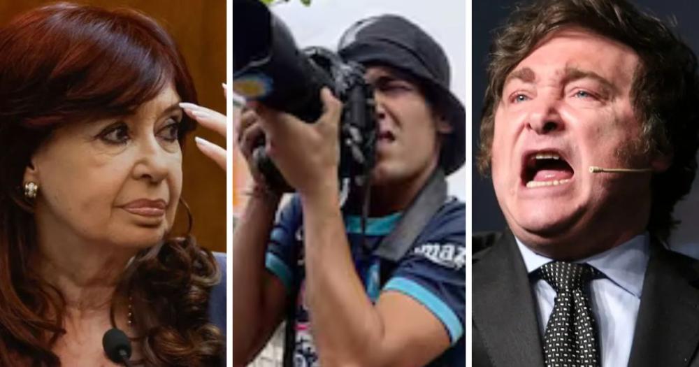 Cristina Kirchner fulminó a Javier Milei por la represión al fotógrafo Pablo Grillo