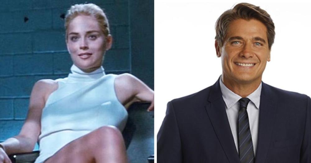 Sharon Stone y Guillermo Andino