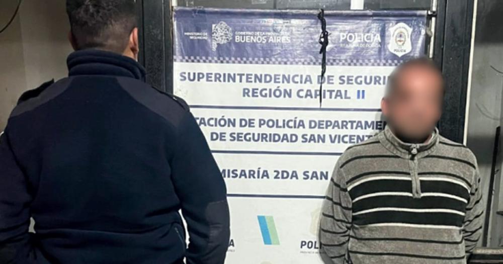 El prófugo detenido