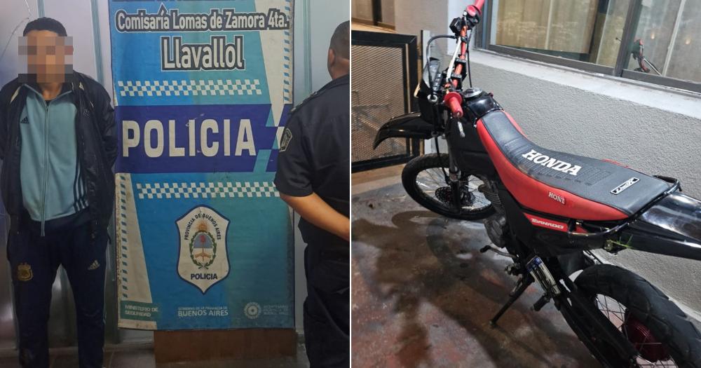 El ladrón tiene 20 años