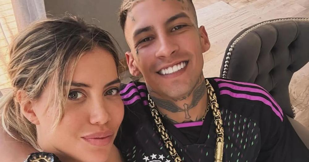 Wanda Nara y L-Gante juntos