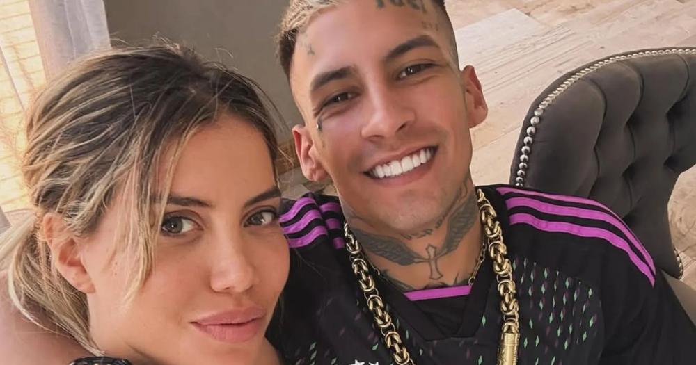 Wanda Nara y L-Gante juntos