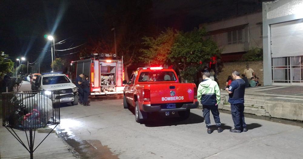 Los Bomberos de Lomas intervinieron en el lugar