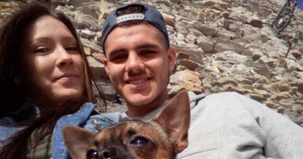 Patricia Rubio y Mauro Icardi en otros tiempos