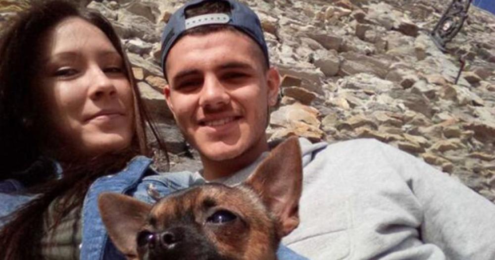 Patricia Rubio y Mauro Icardi en otros tiempos