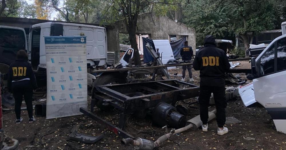 El operativo fue realizado por la DDI de Lomas de Zamora