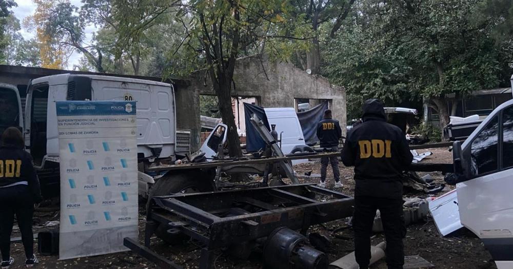 El operativo fue realizado por la DDI de Lomas de Zamora