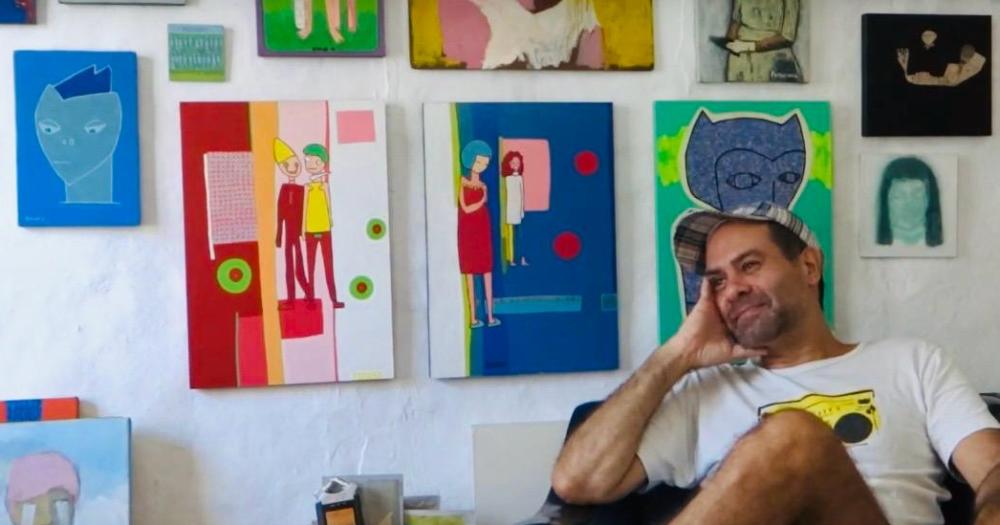 Hizo un documental sobre la obra de su amigo artista plaacutestico
