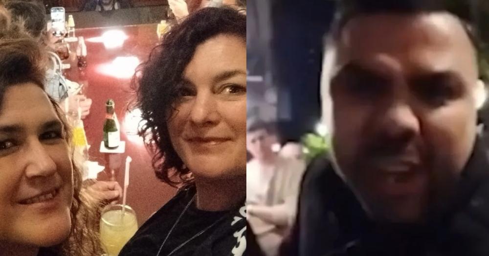 Las turistas agredidas en Madrid y uno de los empleados que las agredió