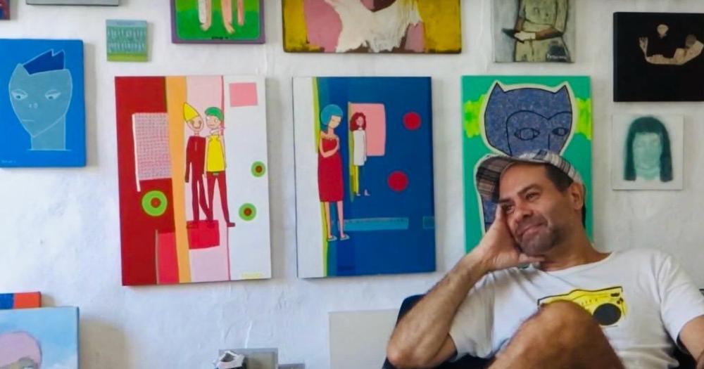 Hizo un documental sobre la obra de su amigo artista plaacutestico