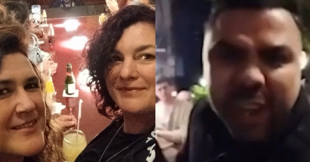 Las turistas agredidas en Madrid y uno de los empleados que las agredió