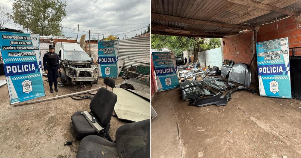 En el lugar del operativo detuvieron también a la dueña