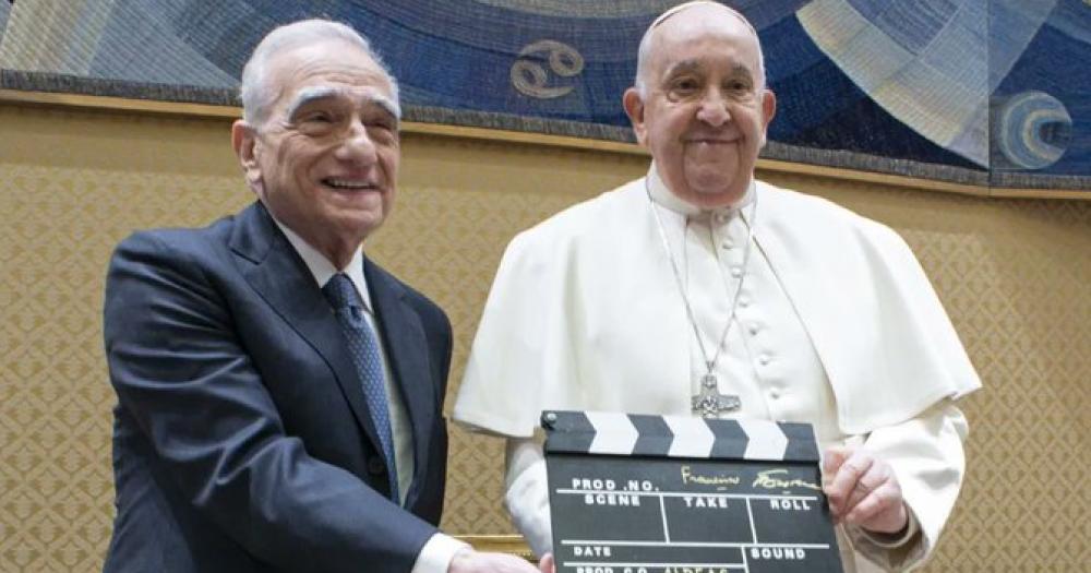 Martin Scorsese y el papa Francisco