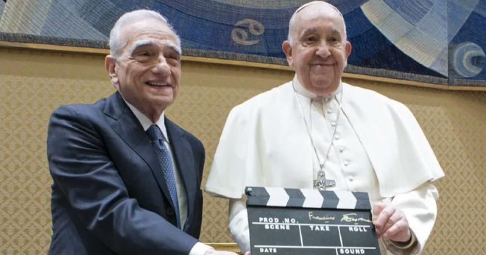 Martin Scorsese y el papa Francisco