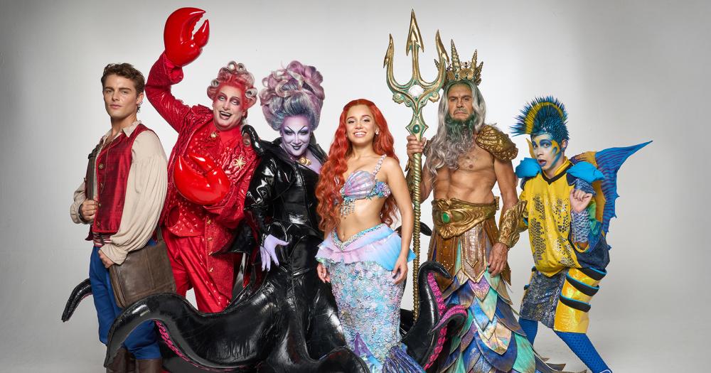 El elenco de La Sirenita