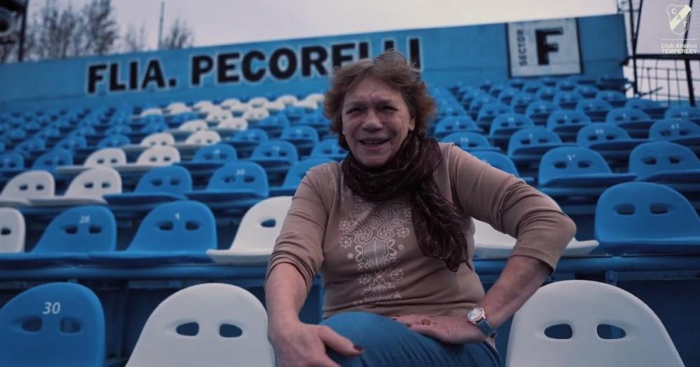 Edith Pecorelli fue una de las personas que puso su casa en garantía para que Temperley siga con vida