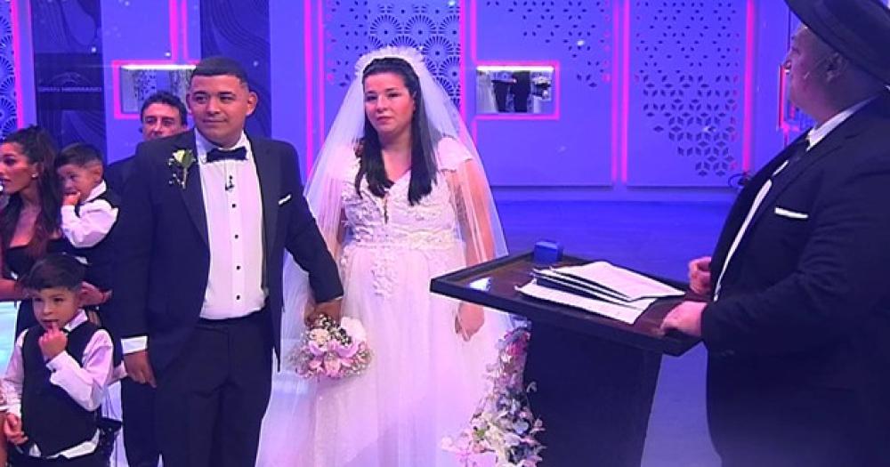 Brian y Luciana se casaron en Gran Hermano
