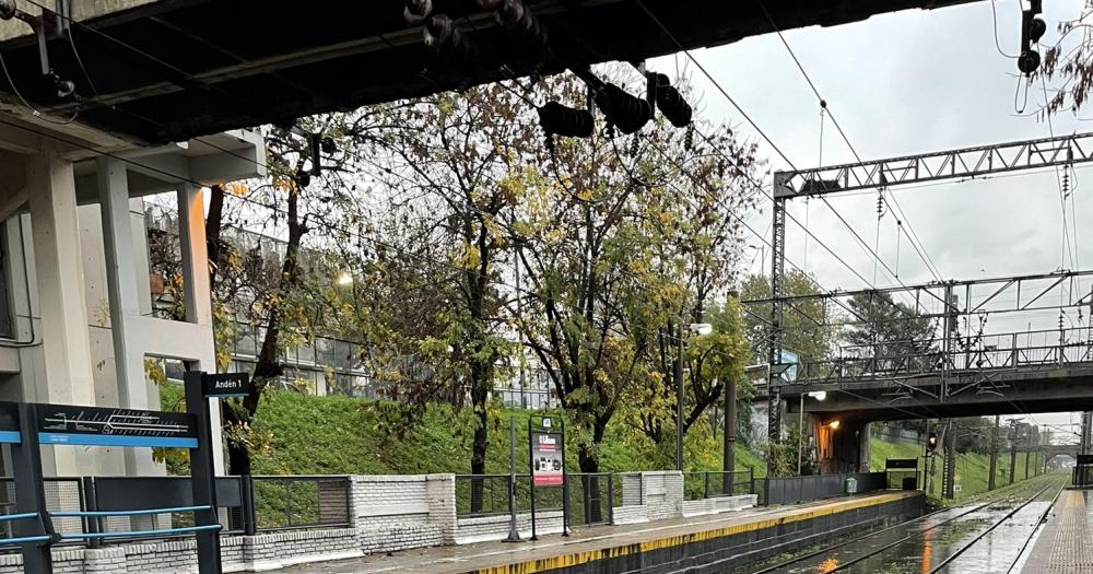 Hubo complicaciones en la estación de Turdera