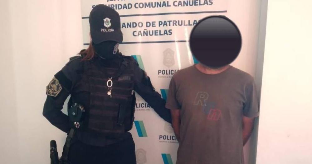 El hombre fue detenido en Cañuelas