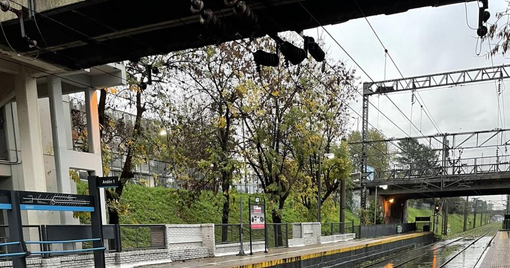 Hubo complicaciones en la estación de Turdera