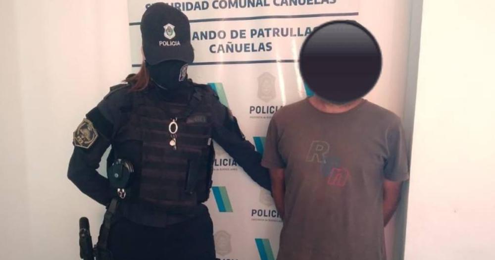 El hombre fue detenido en Cañuelas