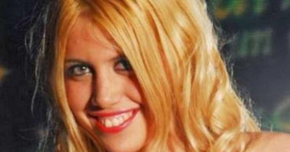 Una joven Wanda Nara