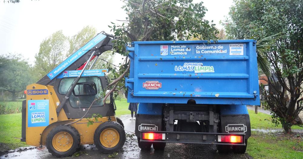 Asiacute actuoacute el Municipio ante las feroces lluvias del fin de semana
