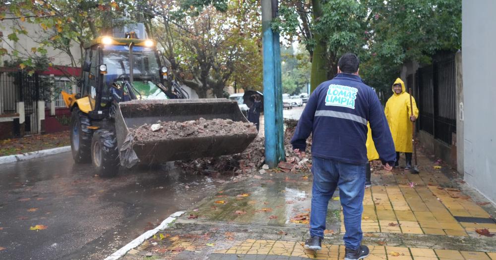 Asiacute actuoacute el Municipio ante las feroces lluvias del fin de semana