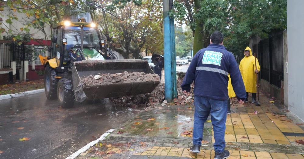 Asiacute actuoacute el Municipio ante las feroces lluvias del fin de semana