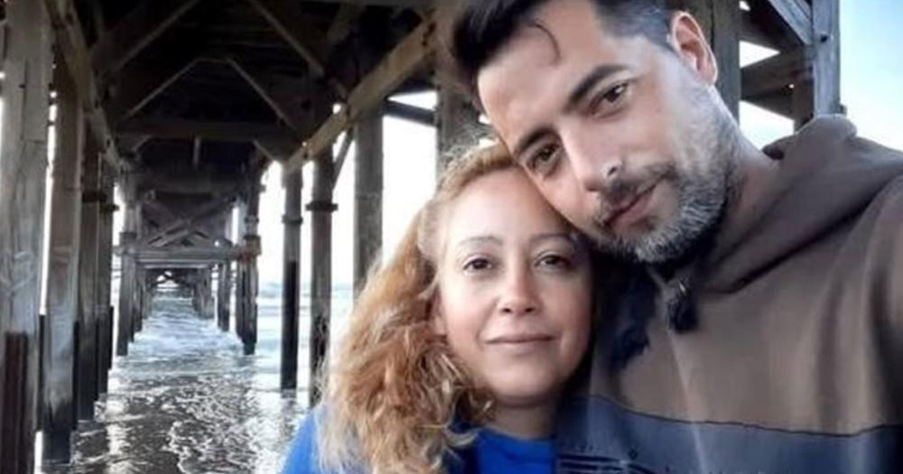 Claudia junto a Sergio su pareja desde hace 10 años