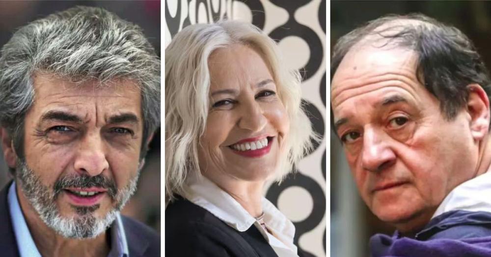 Mercedes Morn entre Ricardo Darín y Julio Chvez